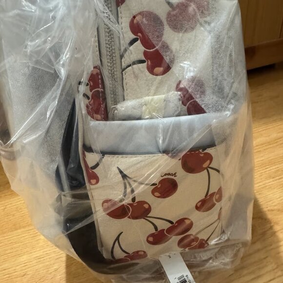 🍒 Coach Court Backpack With Cherry Print - Picture 7 of 8